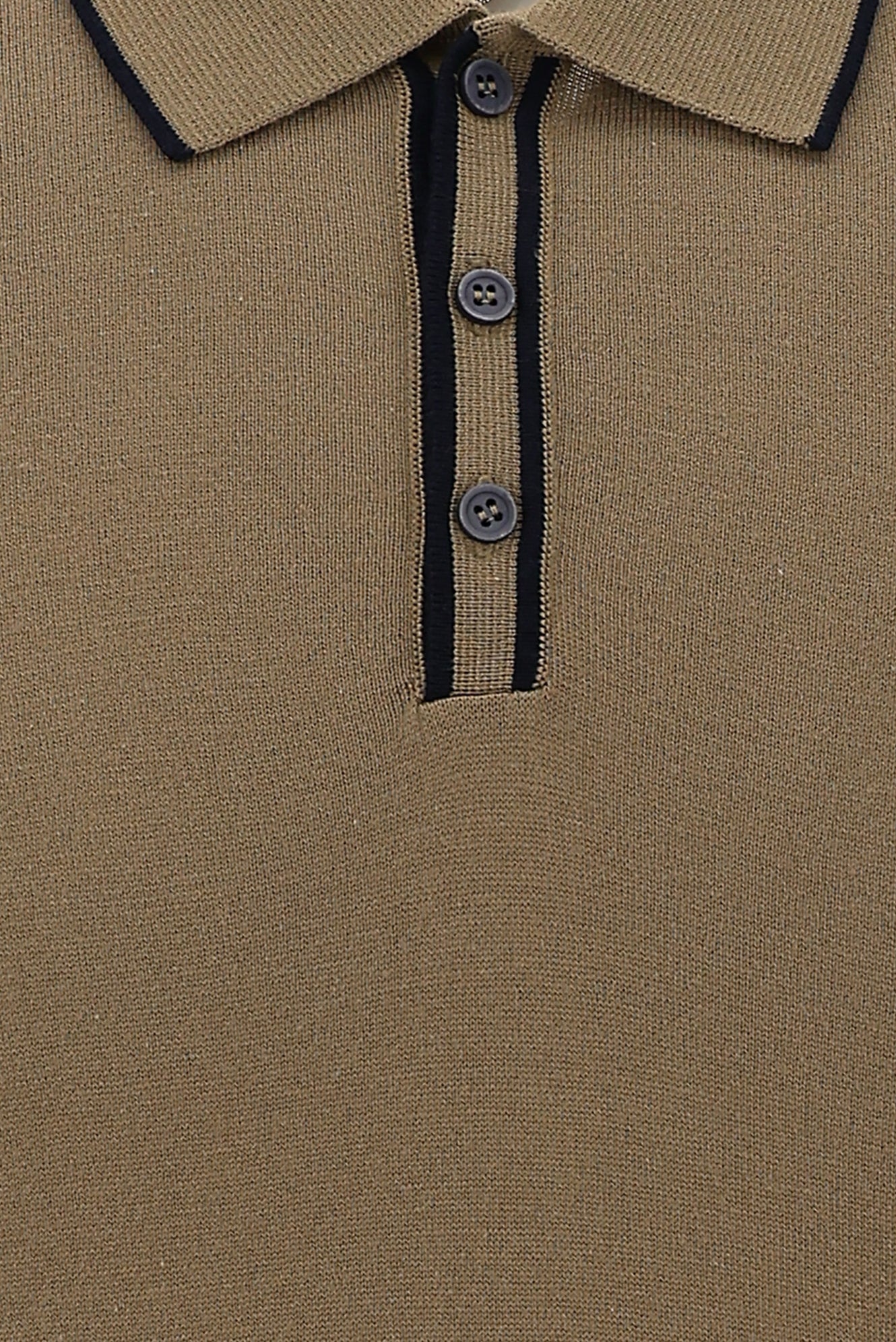 Taba Polo Yaka Slim Fit Dar Kesim T-shirt