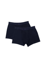 Orta Lacivert 2'li Bambu Boxer Seti