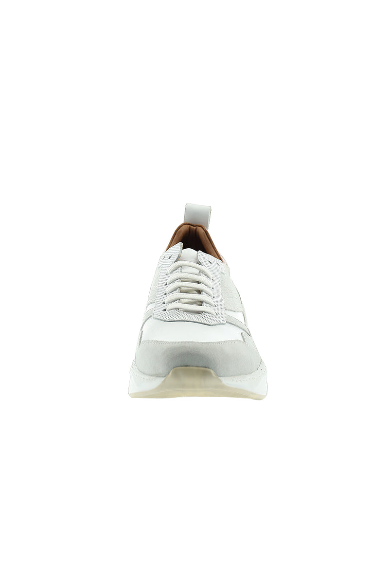 Beyaz Sneaker Deri Ayakkabı