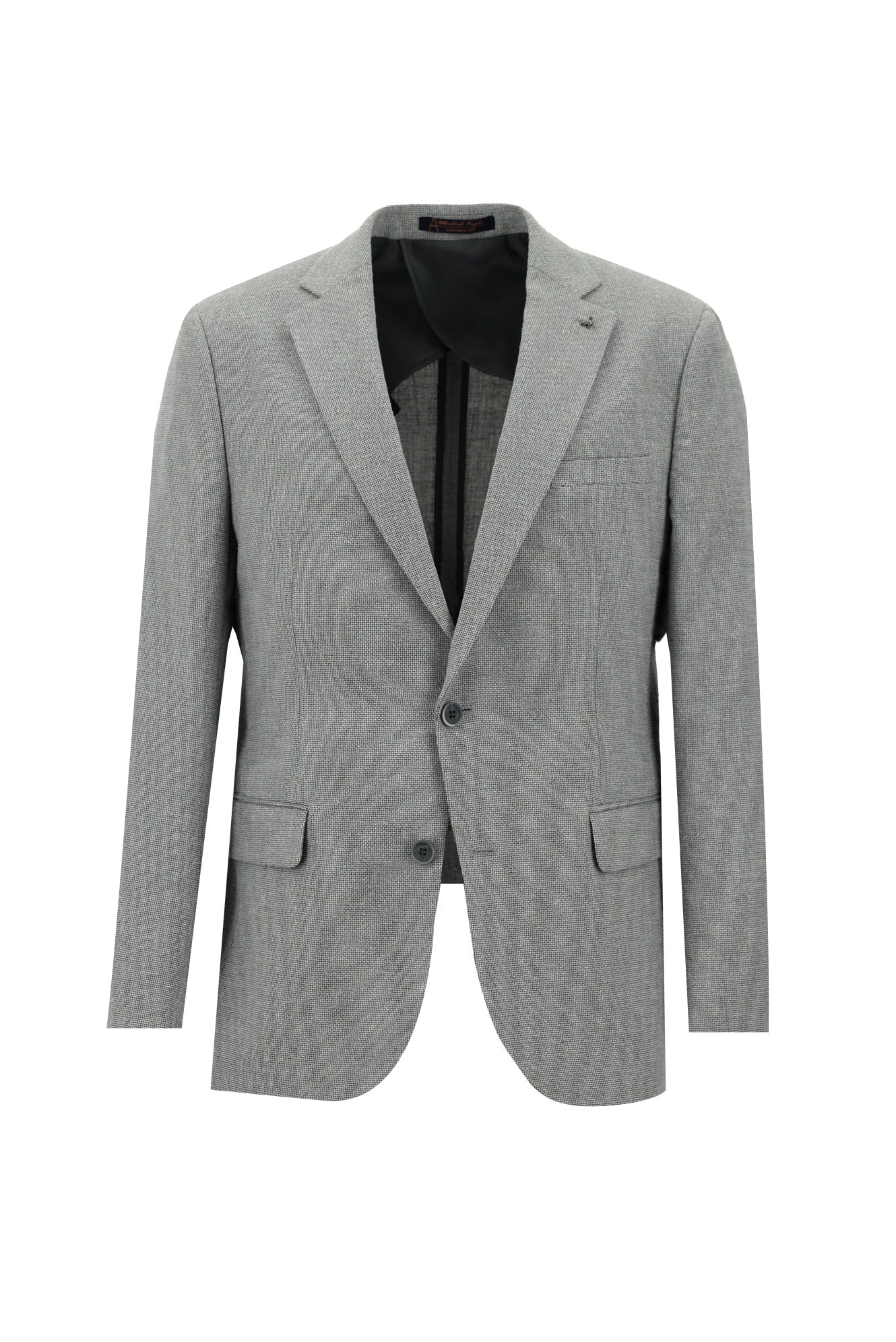 Orta Gri Relaxed Fit Rahat Kesim Klasik Ceket