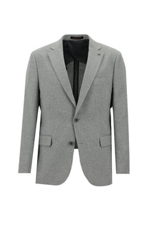 Orta Gri Relaxed Fit Rahat Kesim Klasik Ceket
