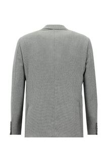 Orta Gri Regular Fit Klasik Ceket