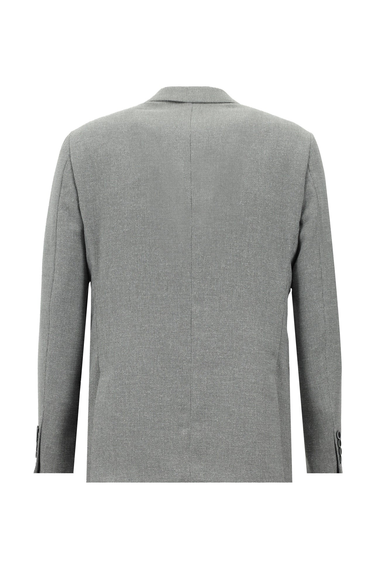 Orta Gri Slim Fit Dar Kesim Klasik Ceket