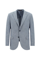 Açık Mavi Slim Fit Dar Kesim Klasik Ceket