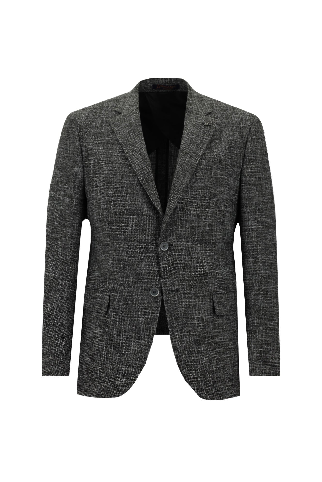 Koyu Antrasit Slim Fit Dar Kesim Klasik Ceket