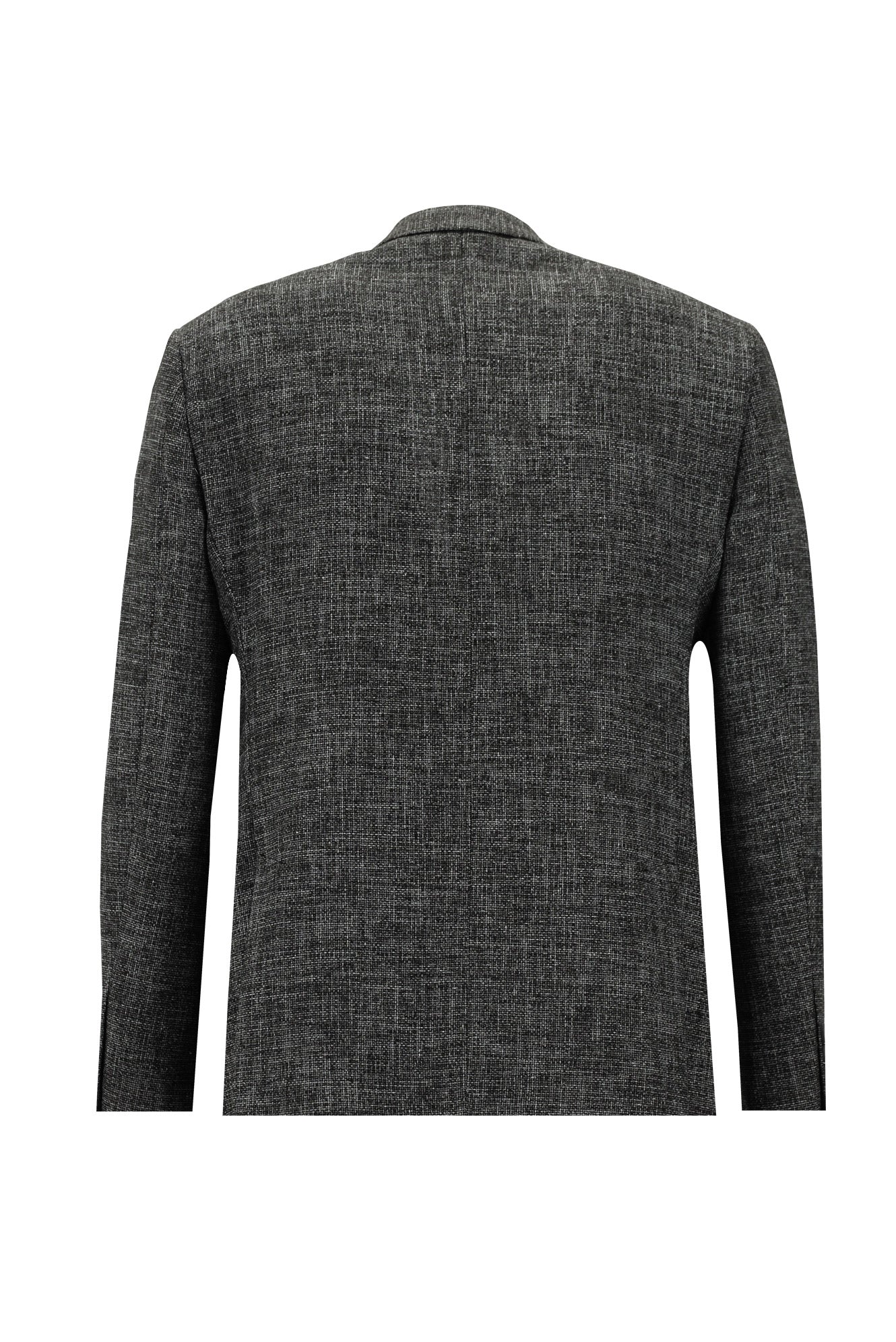 Koyu Antrasit Slim Fit Dar Kesim Klasik Ceket