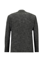 Koyu Antrasit Slim Fit Dar Kesim Klasik Ceket