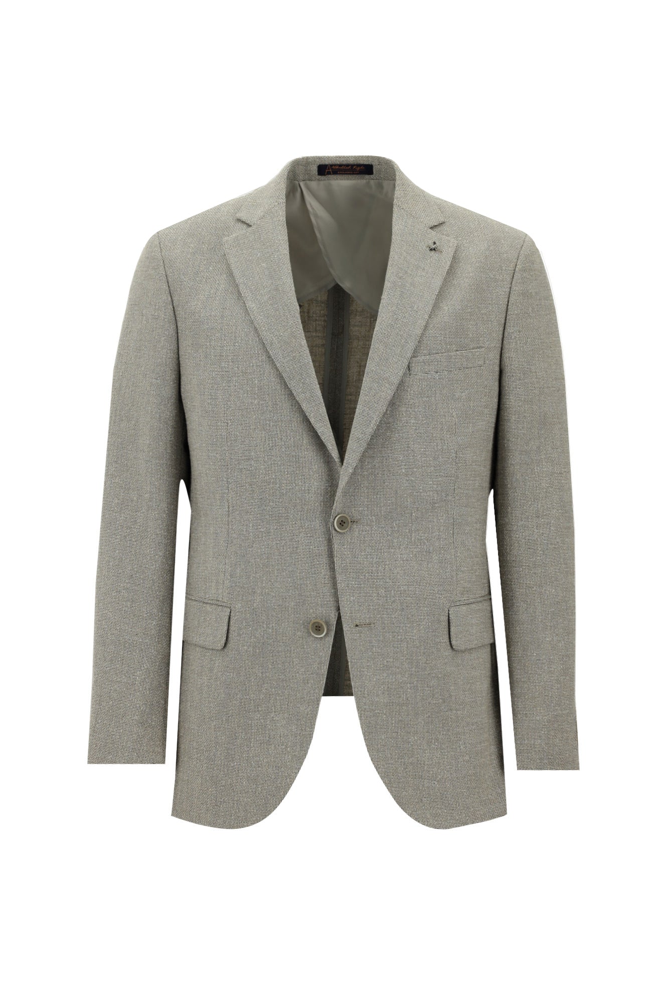 Açık Vizon Slim Fit Dar Kesim Klasik Ceket