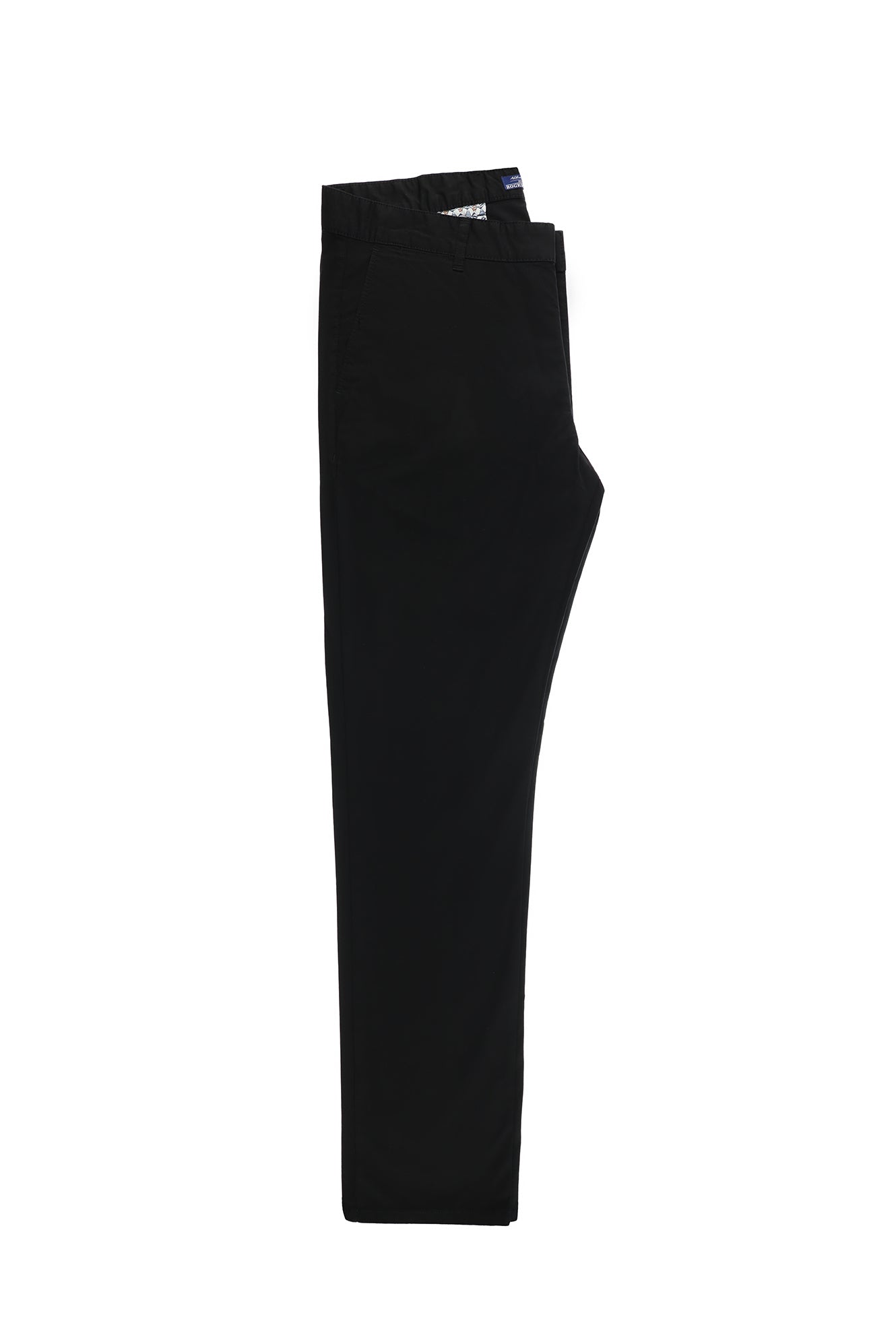 Siyah Regular Fit Likralı Kanvas / Chino Pantolon