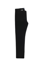 Siyah Regular Fit Likralı Kanvas / Chino Pantolon