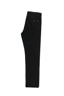 Siyah Regular Fit Likralı Kanvas / Chino Pantolon
