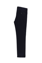 Koyu Lacivert Regular Fit Likralı Kanvas / Chino Pantolon
