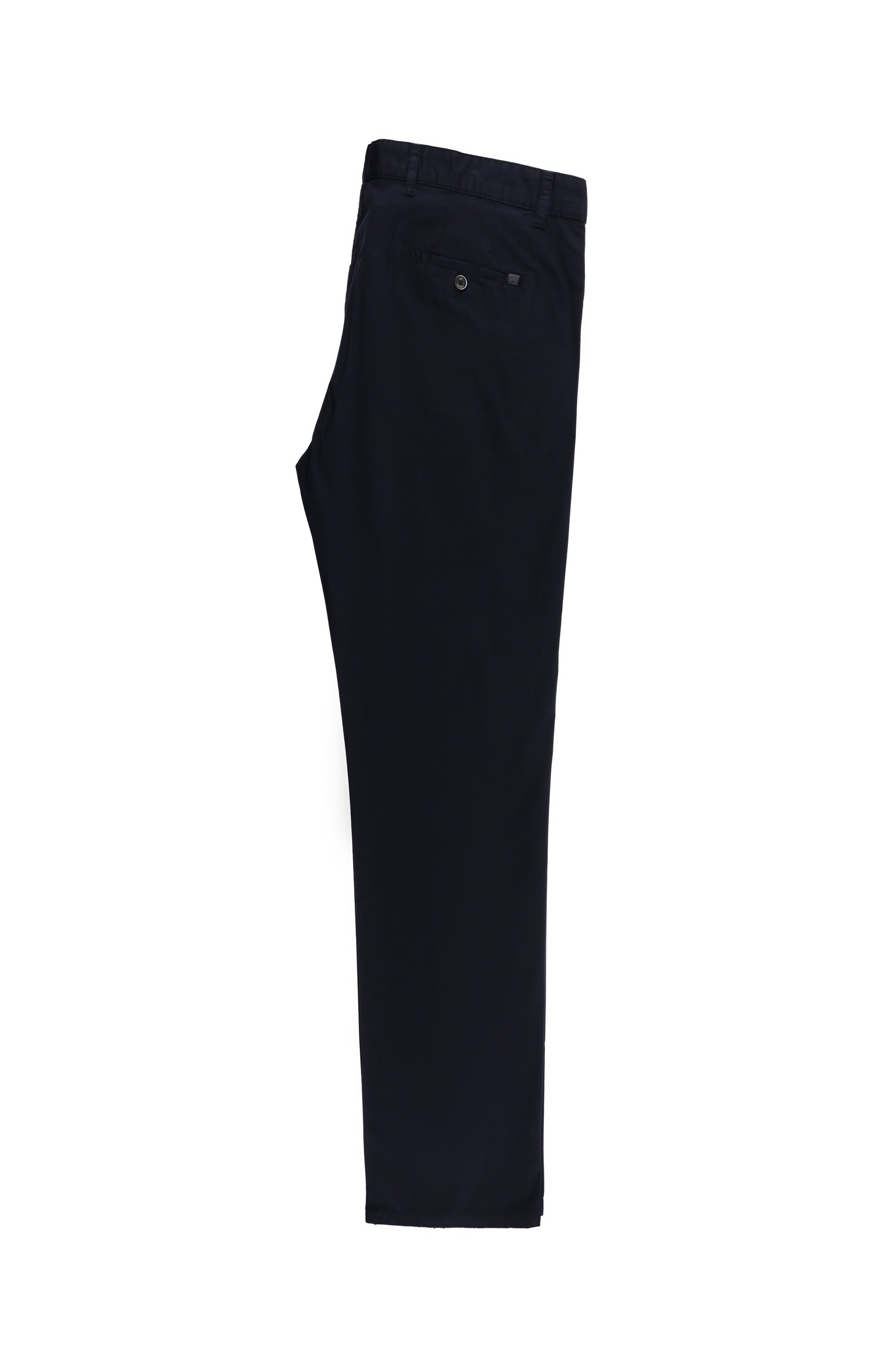 Koyu Lacivert Regular Fit Likralı Kanvas / Chino Pantolon