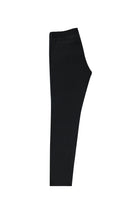 Siyah Regular Fit Beli Lastikli İpli Likralı Pantolon