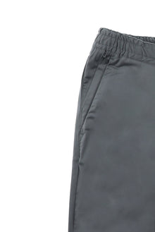 Orta Füme Slim Fit Dar Kesim Beli Lastikli İpli Likralı Pantolon
