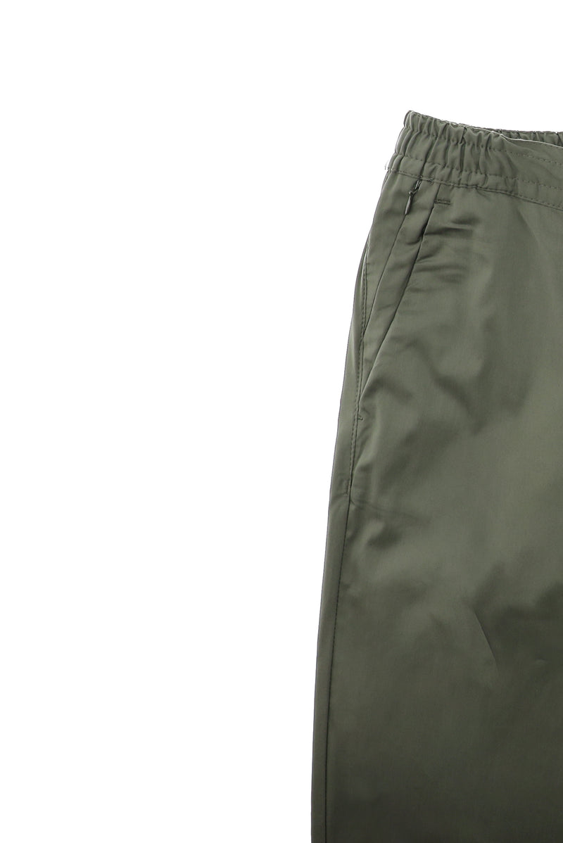 Aç?k Haki Slim Fit Dar Kesim Beli Lastikli ?pli Likral? Pantolon-Abdullah Ki??l?
