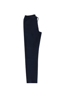 Orta Lacivert Regular Fit Beli Lastikli İpli Pantolon