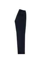 Orta Lacivert Regular Fit Beli Lastikli İpli Pantolon
