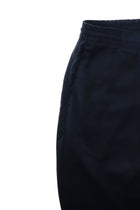 Orta Lacivert Regular Fit Beli Lastikli İpli Pantolon
