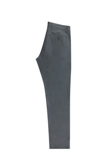 Orta Füme Regular Fit Likralı Kanvas / Chino Pantolon