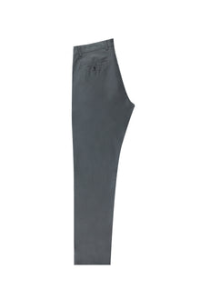 Orta Füme Regular Fit Likralı Kanvas / Chino Pantolon