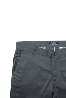 Orta Füme Regular Fit Standart Kesim Lyocell Kar???ml? Kanvas / Chino Pantolon-Abdullah Ki??l?