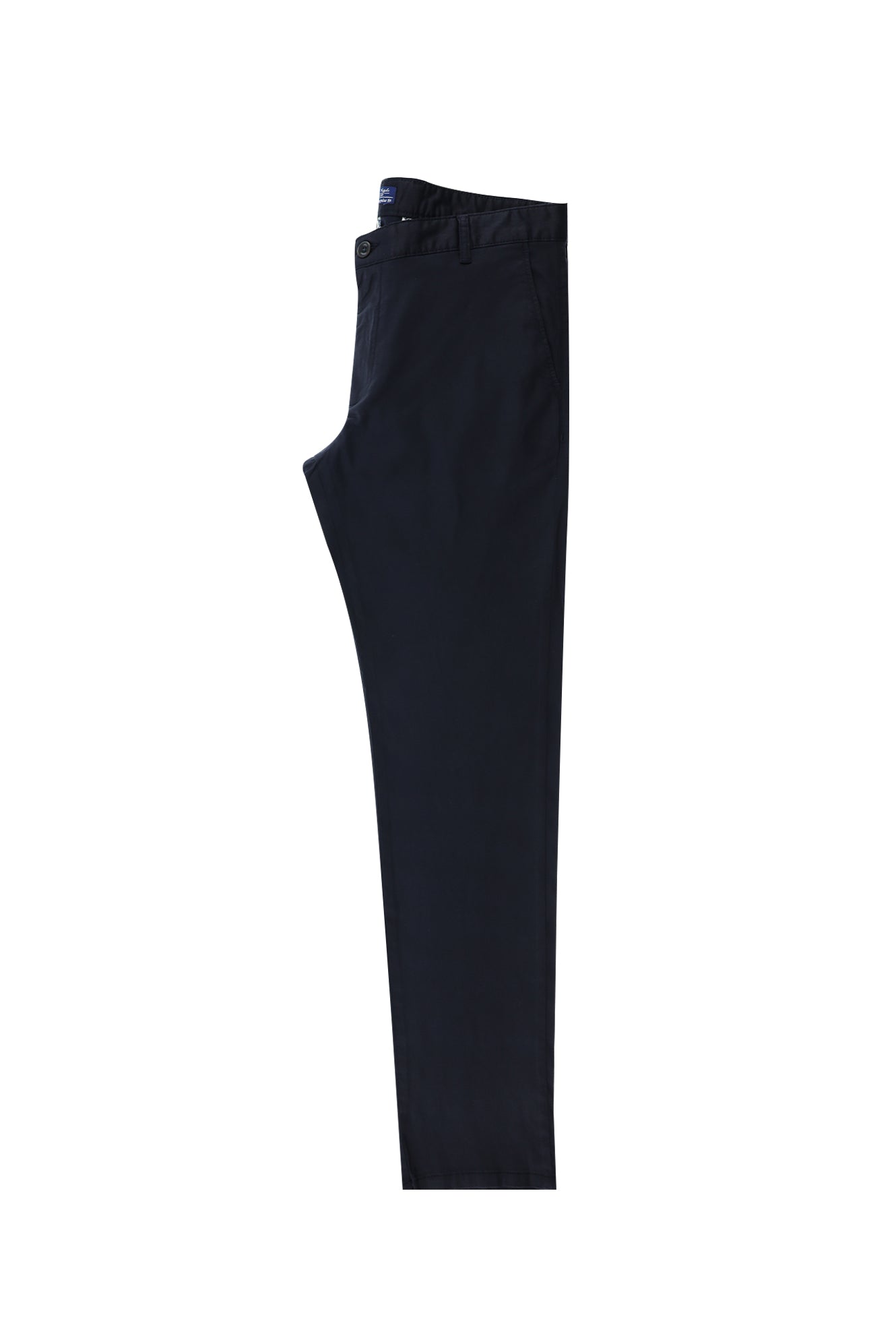 Koyu Lacivert Regular Fit Likralı Kanvas / Chino Pantolon