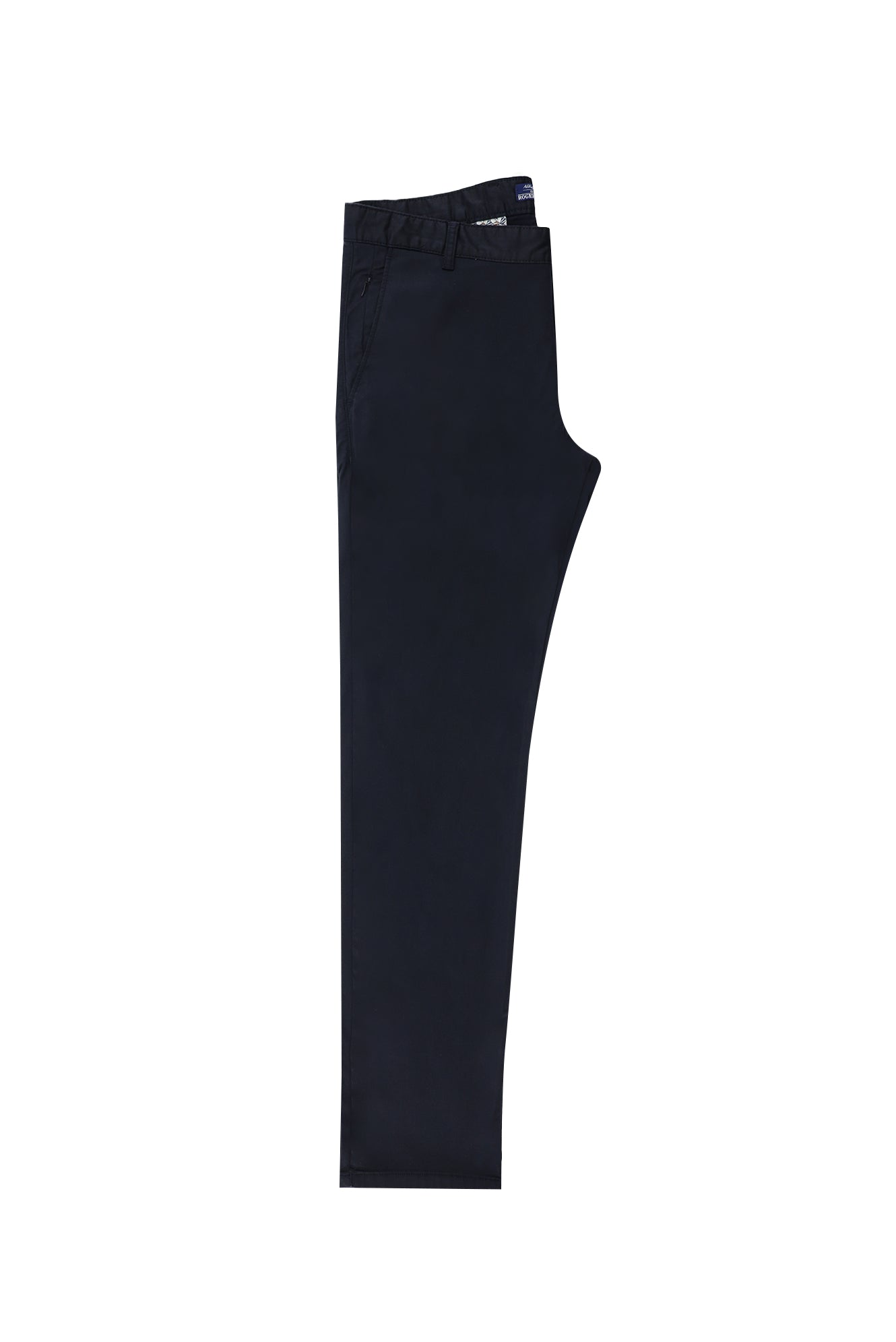 Koyu Lacivert Regular Fit Likralı Kanvas / Chino Pantolon