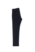 Koyu Lacivert Regular Fit Likralı Kanvas / Chino Pantolon
