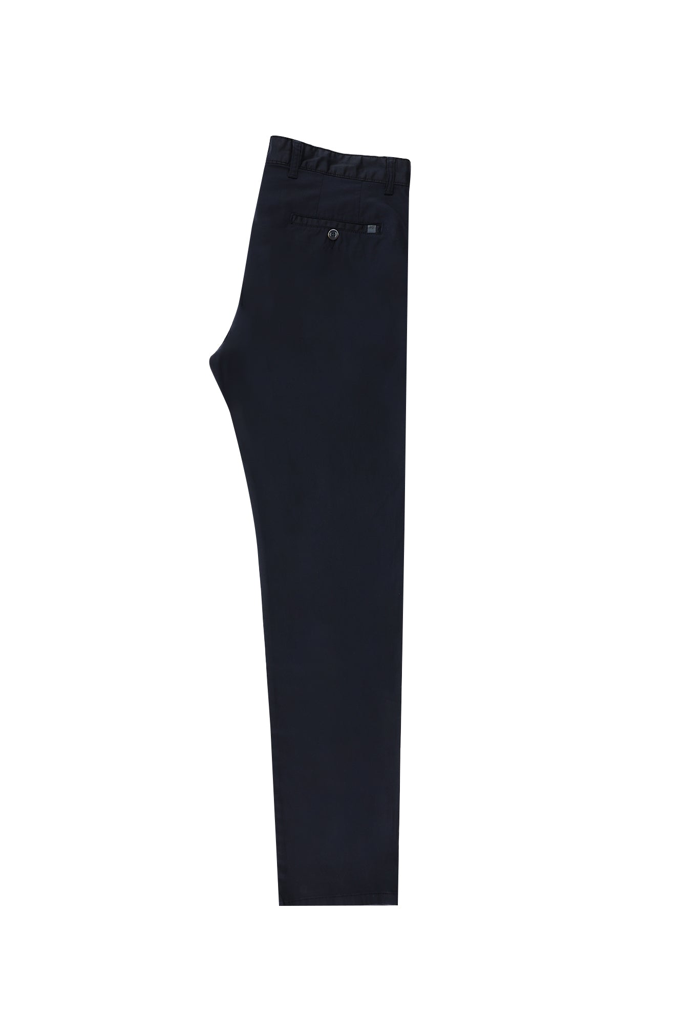 Koyu Lacivert Regular Fit Likralı Kanvas / Chino Pantolon