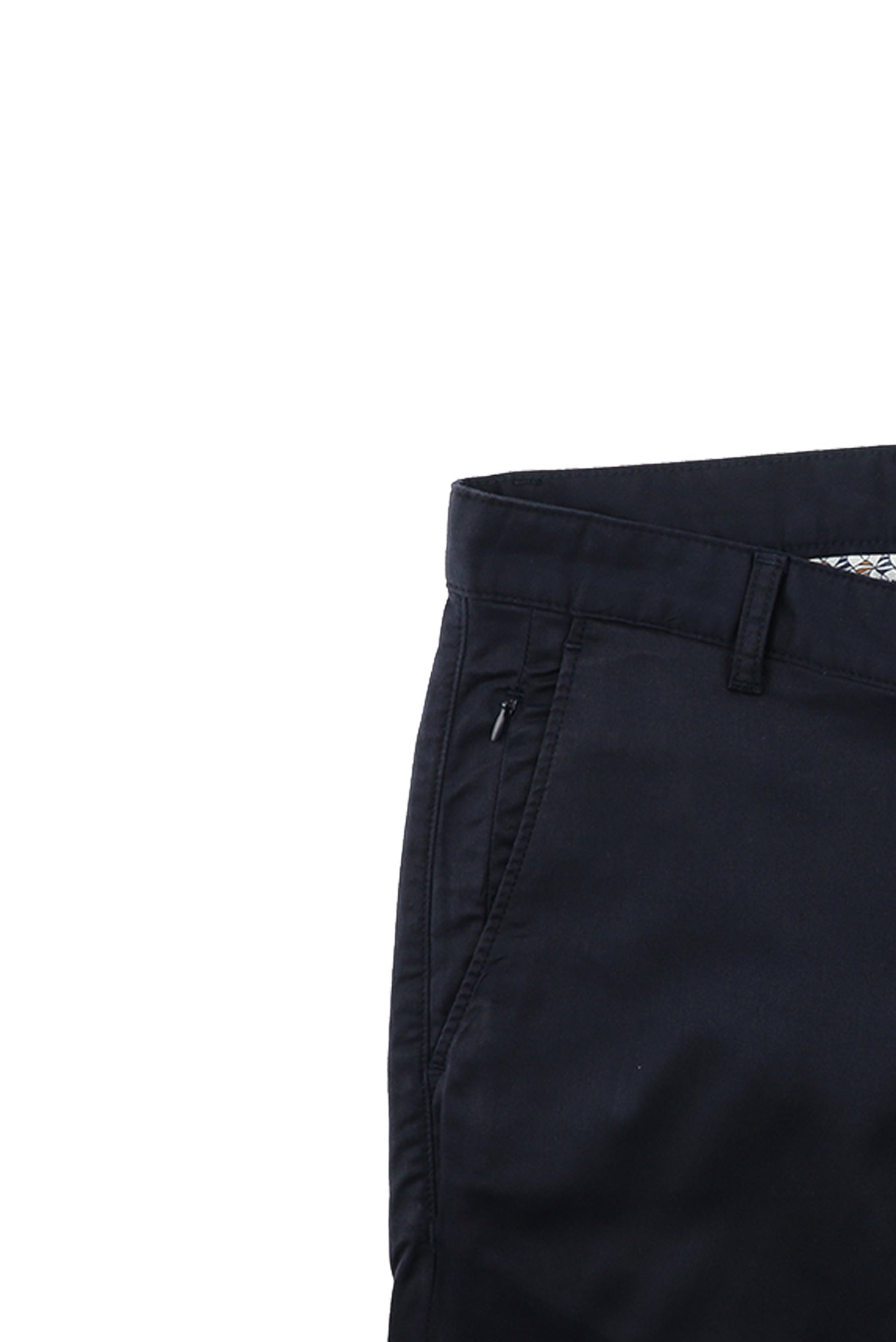 Koyu Lacivert Regular Fit Likralı Kanvas / Chino Pantolon