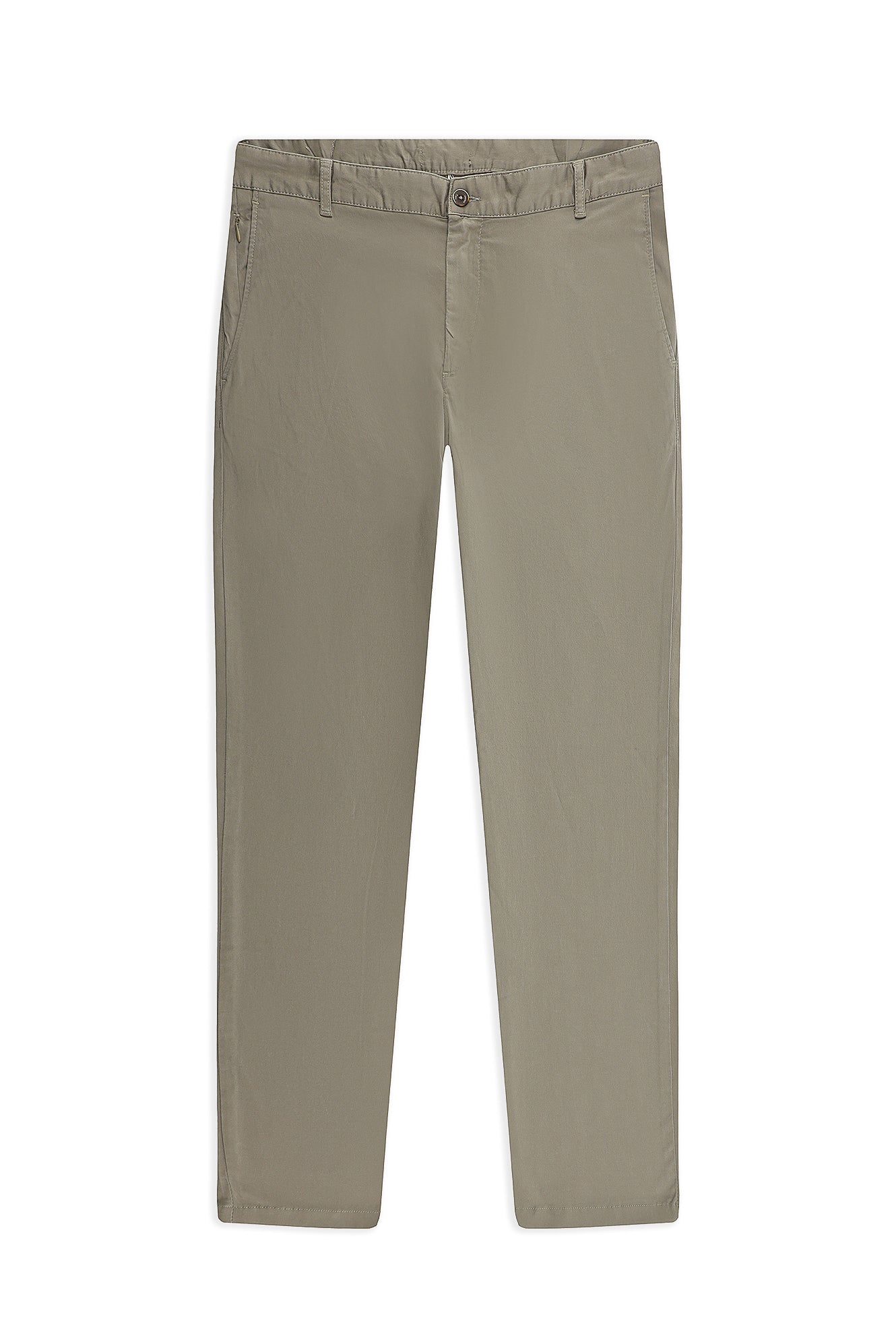Açık Vizon Regular Fit Lyocell Karışımlı Kanvas / Chino Pantolon