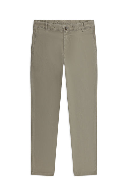 Açık Vizon Regular Fit Lyocell Karışımlı Kanvas / Chino Pantolon