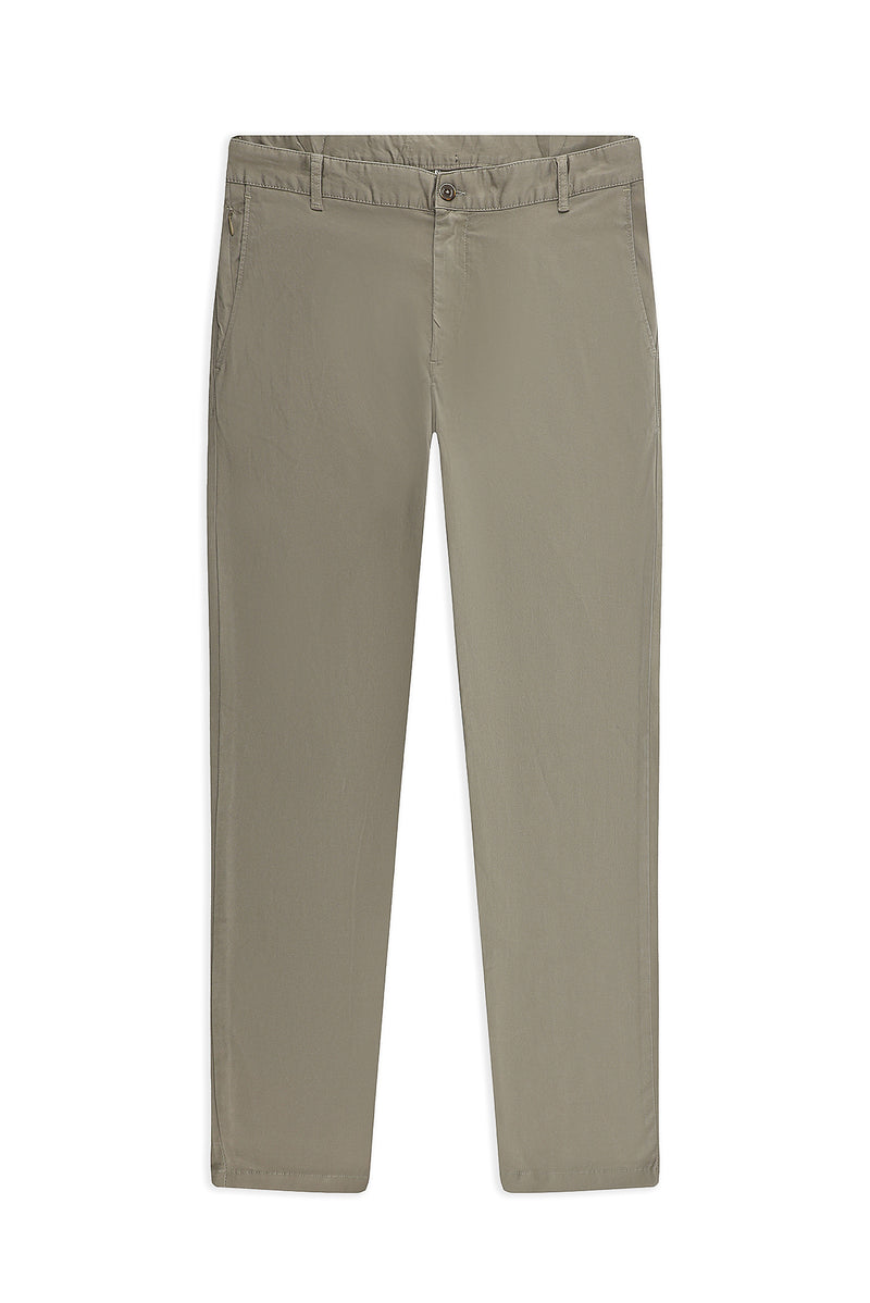 Açık Vizon Regular Fit Lyocell Karışımlı Kanvas / Chino Pantolon