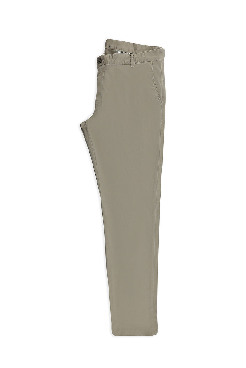 Açık Vizon Regular Fit Lyocell Karışımlı Kanvas / Chino Pantolon
