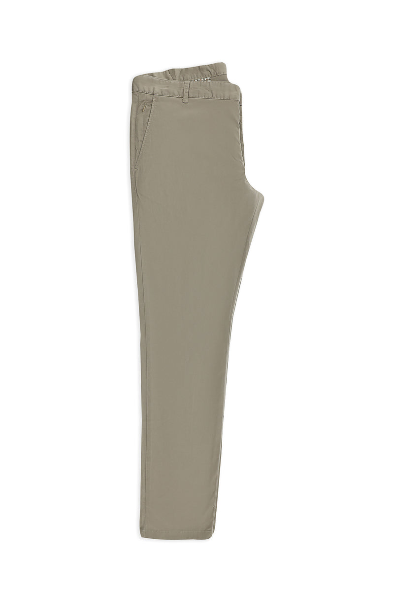 Açık Vizon Regular Fit Lyocell Karışımlı Kanvas / Chino Pantolon