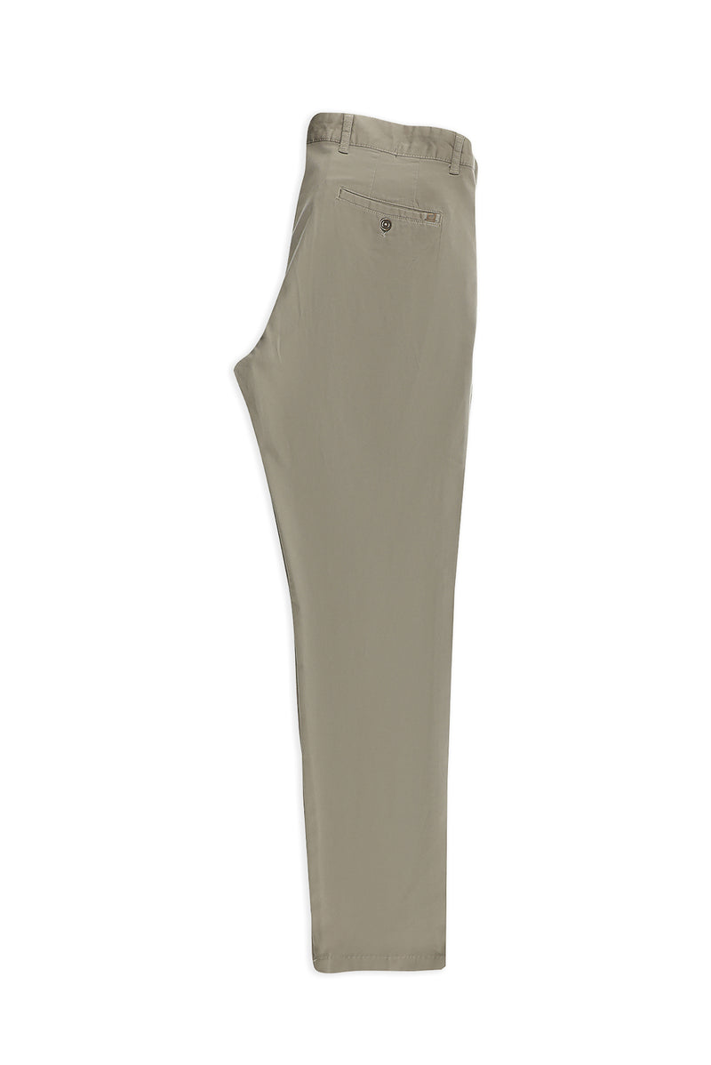 Açık Vizon Regular Fit Lyocell Karışımlı Kanvas / Chino Pantolon
