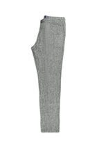 Siyah Regular Fit Beli Lastikli İpli Keten Pantolon
