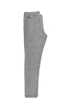 Siyah Regular Fit Beli Lastikli İpli Keten Pantolon