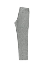 Siyah Regular Fit Beli Lastikli İpli Keten Pantolon