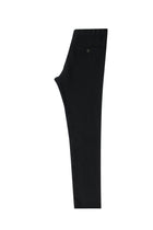 Siyah Regular Fit Keten Kanvas / Chino Pantolon