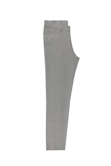 Orta Gri Regular Fit Keten Kanvas / Chino Pantolon