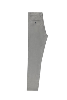 Orta Gri Regular Fit Standart Kesim Keten Kanvas / Chino Pantolon-Abdullah Ki??l?