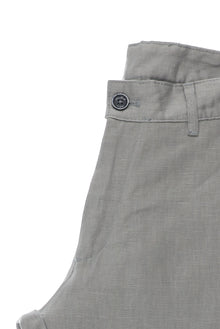 Orta Gri Regular Fit Keten Kanvas / Chino Pantolon