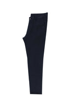Koyu Lacivert Slim Fit Dar Kesim Keten Kanvas / Chino Pantolon