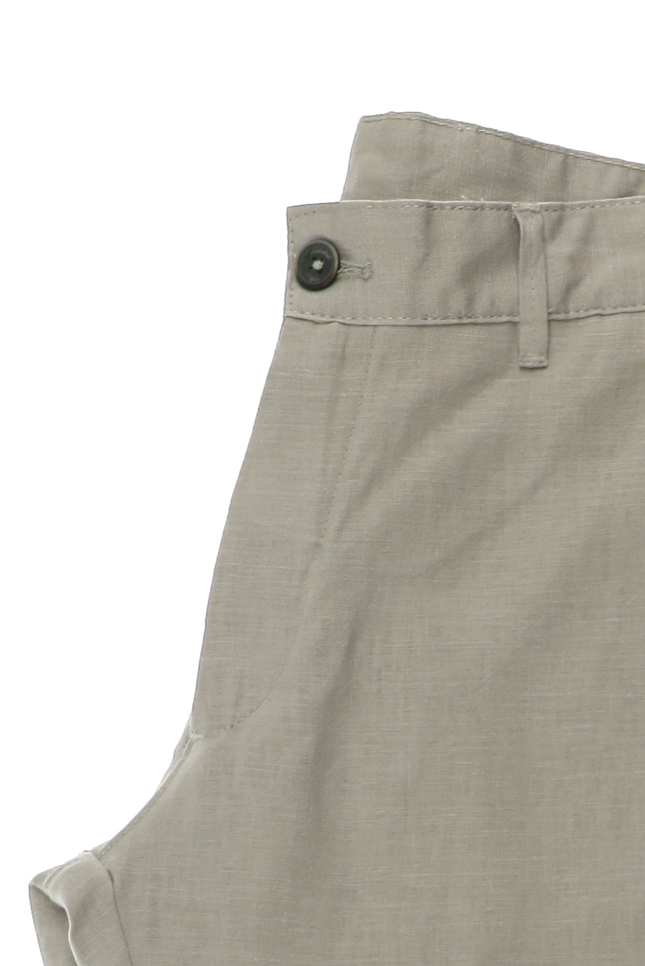 Açık Haki Regular Fit Keten Kanvas / Chino Pantolon