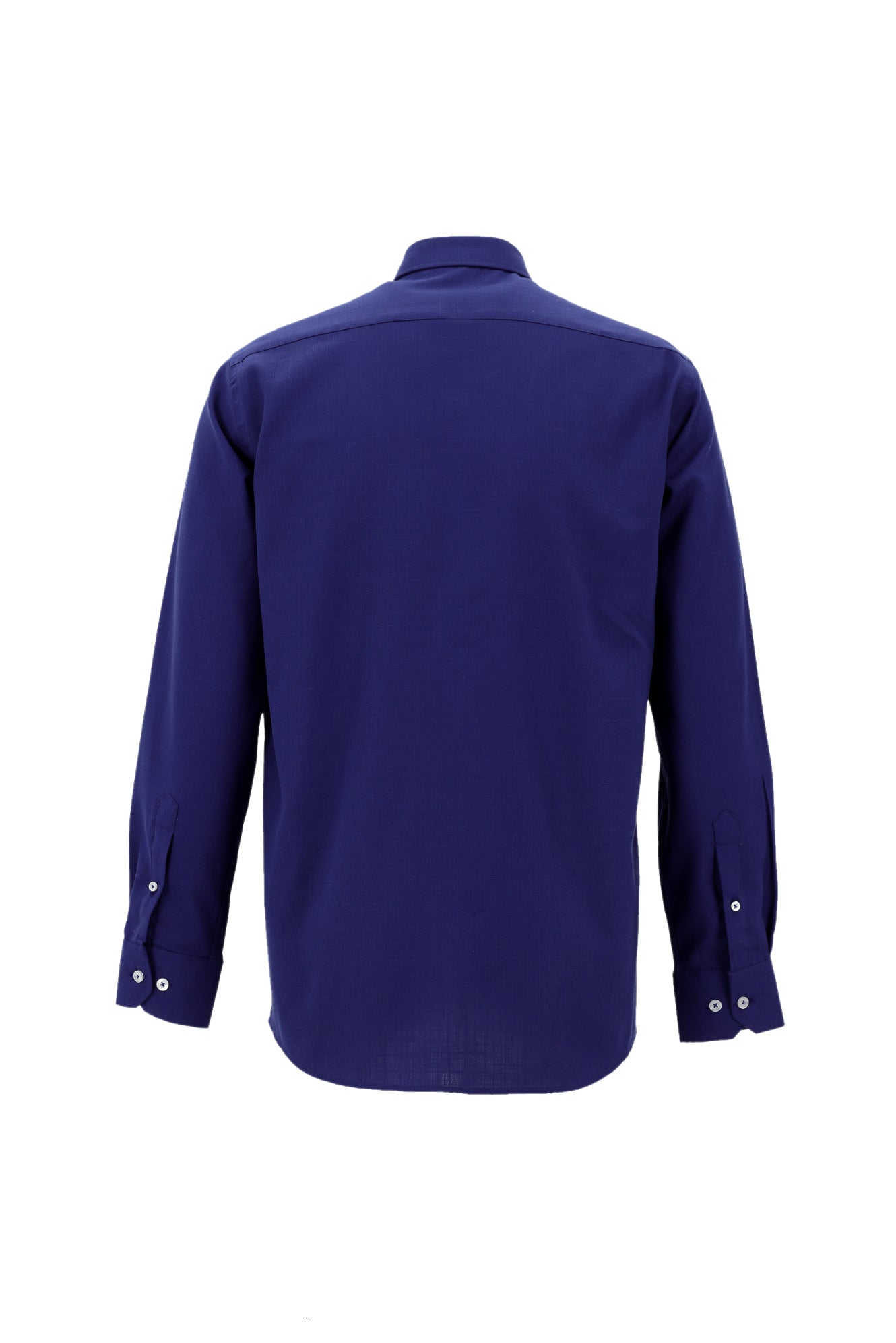 Koyu Lacivert Uzun Kol Regular Fit Pamuk Gömlek