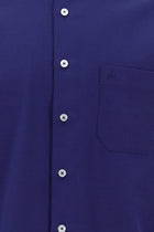 Koyu Lacivert Uzun Kol Regular Fit Pamuk Gömlek