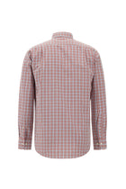 Bayrak Kırmızı Uzun Kol Regular Fit Ekose Gofre Pamuk Gömlek