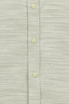 Açık Bej Uzun Kol Slim Fit Dar Kesim Desenli Pamuk Şantuk Gömlek